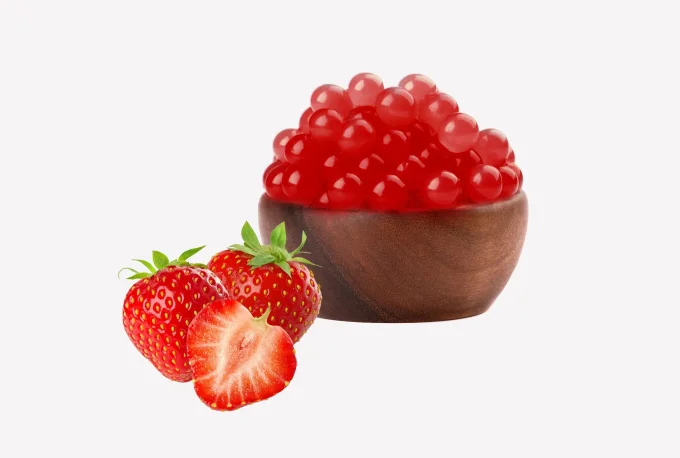 POSSMEI - Perles de fruits fraise pot de 3.2kg   