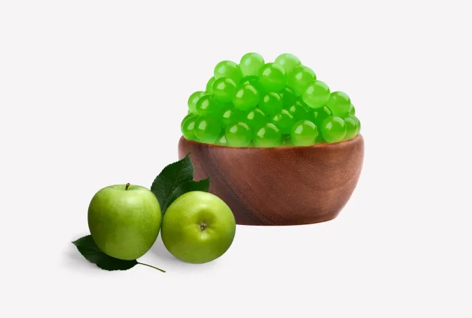 POSSMEI - Perles de fruits pomme verte pot de 3.2kg   
