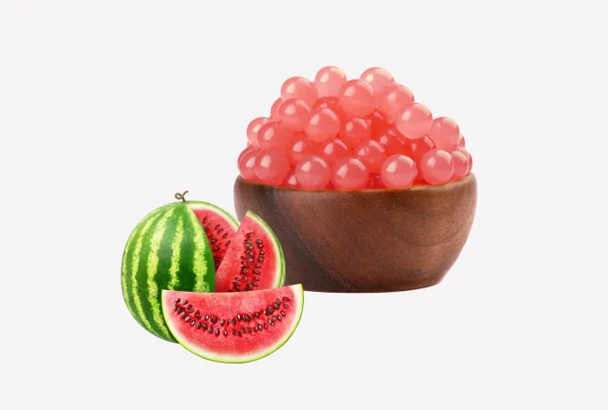 POSSMEI - Perles de fruits Pastèque  pot de 3.2kg 