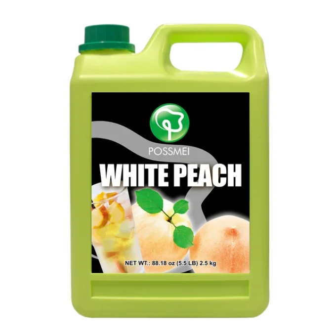 POSSMEI - Sirop de pèche blanche (1,9 litres)