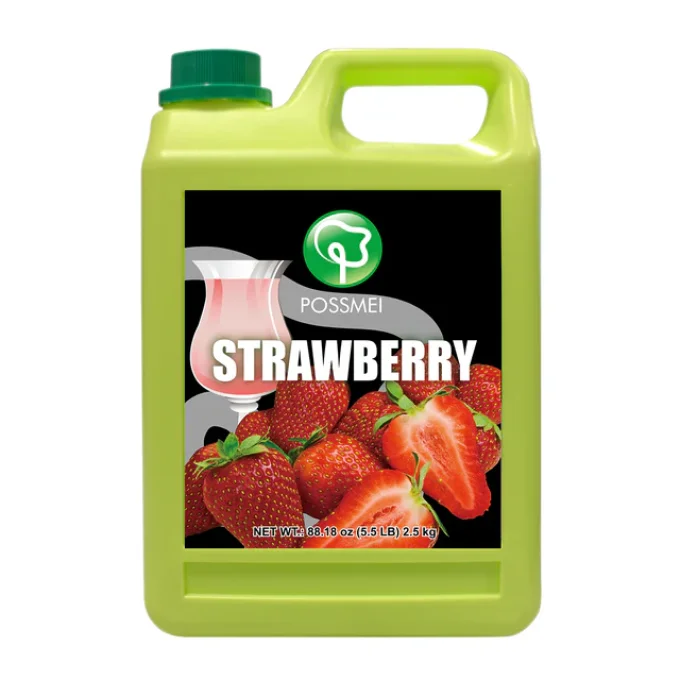 POSSMEI - Sirop de fraise  (1,9 litres)    