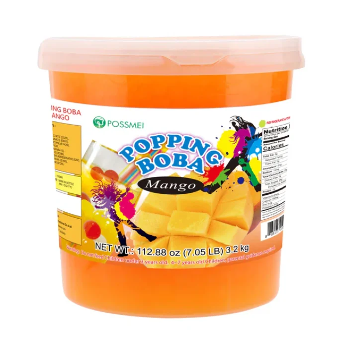 POSSMEI - Perles de fruits mangue pot de 3.2kg    