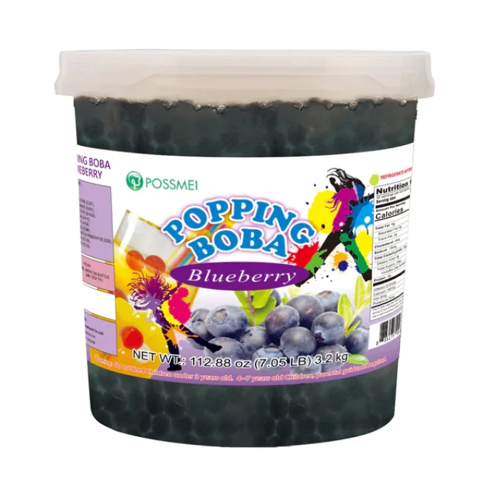 POSSMEI - Perles de fruits Myrtille pot de 3.2kg