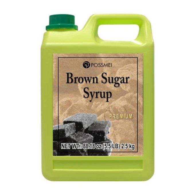 Possmei sirop premium de Sucre Roux "Brown Sugar"   (1,9 litres) 