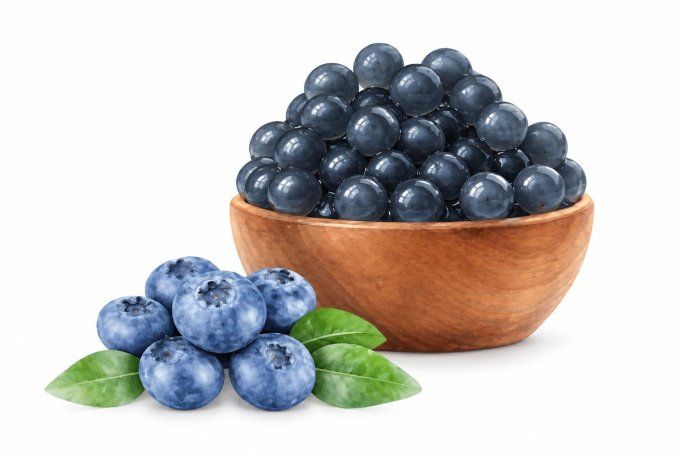 POSSMEI - Perles de fruits Myrtille pot de 3.2kg