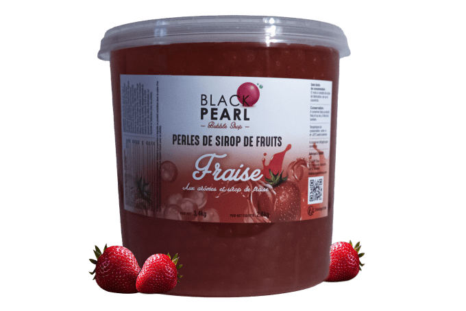 Perles de fruits Fraise pot de 3.4kg 