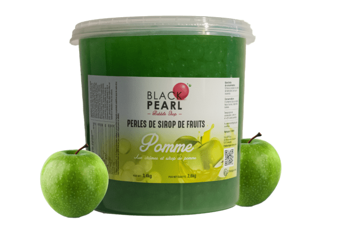 Perles de fruits Pomme verte pot de 3.4kg 