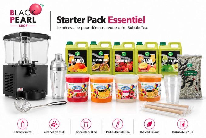 Starter Pack essentiel - Bubble Tea